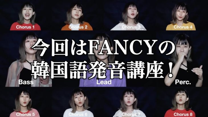 【韓国語発音の仕方】FANCY – TWICE (日本語ネイティブ向け！)