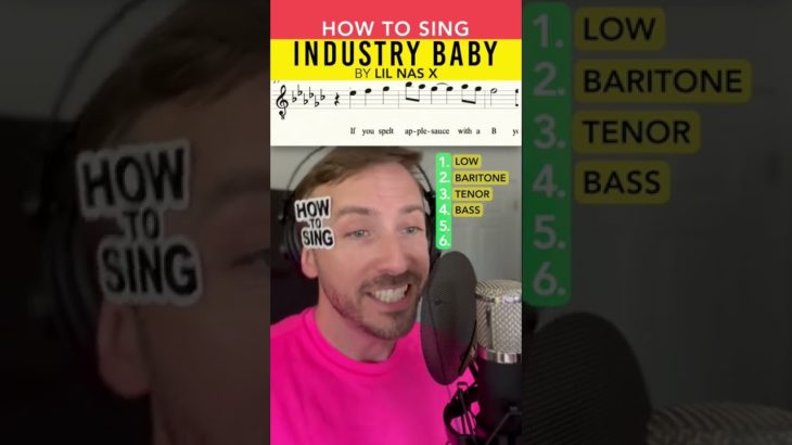 How To Sing: Industry Baby by Lil Nas X #shorts