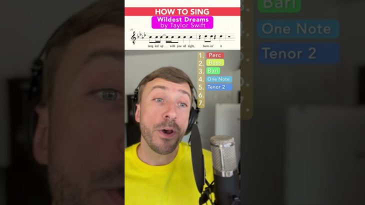 HOW TO SING: Wildest Dreams by Taylor Swift #shorts