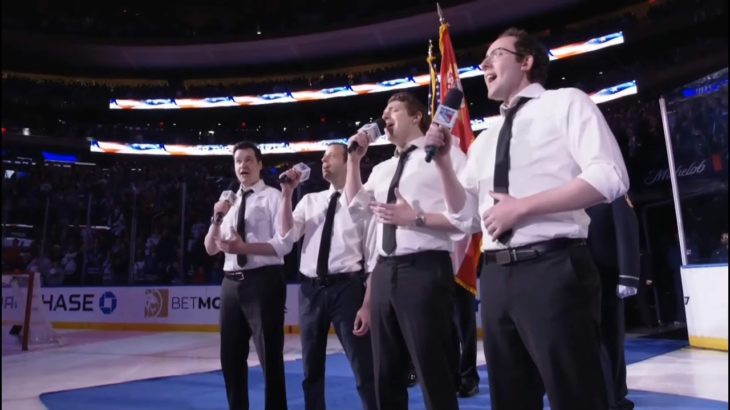 The Maccabeats Sing the National Anthem at Madison Square Garden