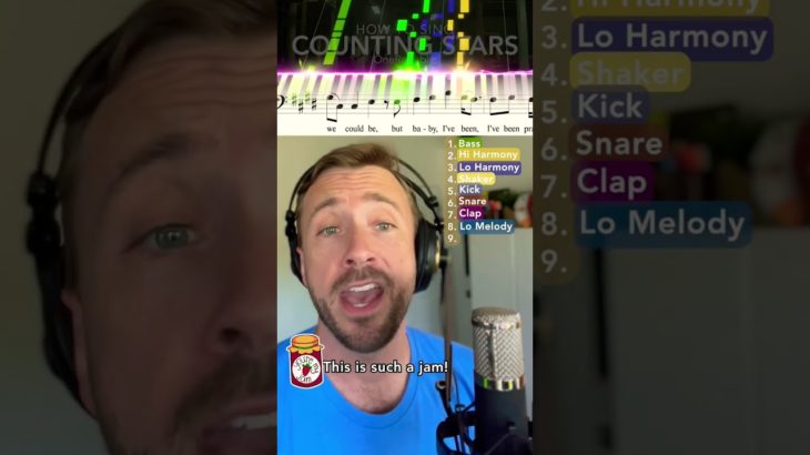 HOW TO SING Counting Stars by @OneRepublic #harmony #shorts #acapella @Peter Hollens 👀