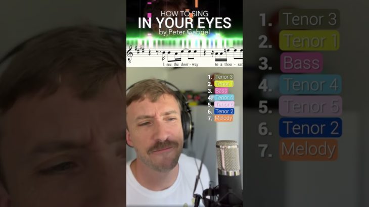 HOW TO SING In Your Eyes by Peter Gabriel