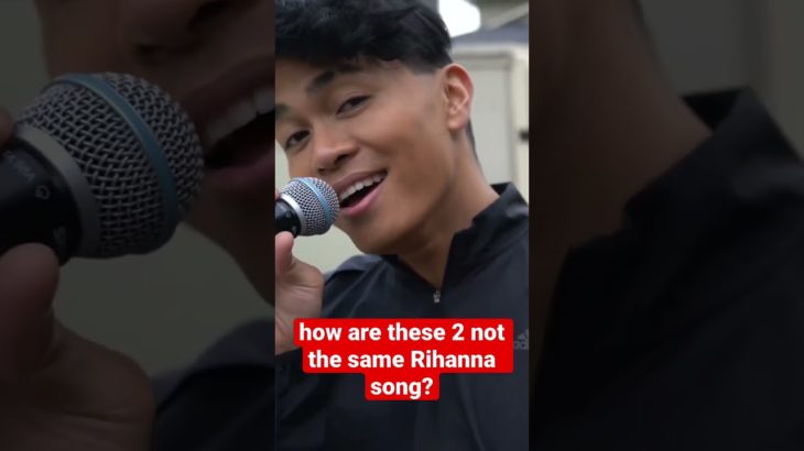 pretty easy to mash them up when it seems like the same song #rihanna #acappella