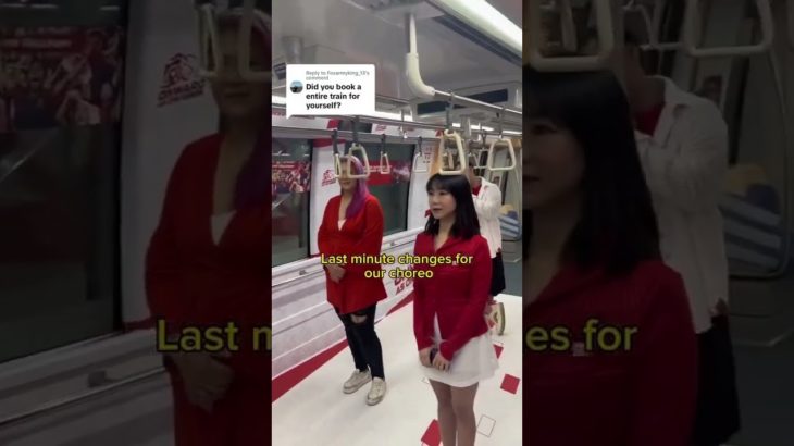 #BTS – how we pulled off having an entire MRT train to film our #micappella #NDP2023 content 🤭