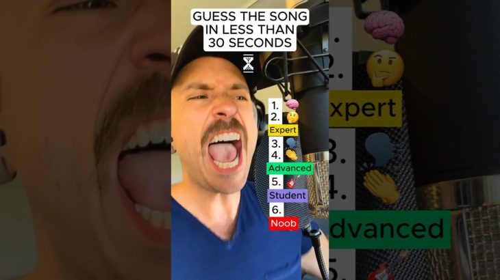 GUESS THE SONG! Can guess it under 20 seconds? 🤔
