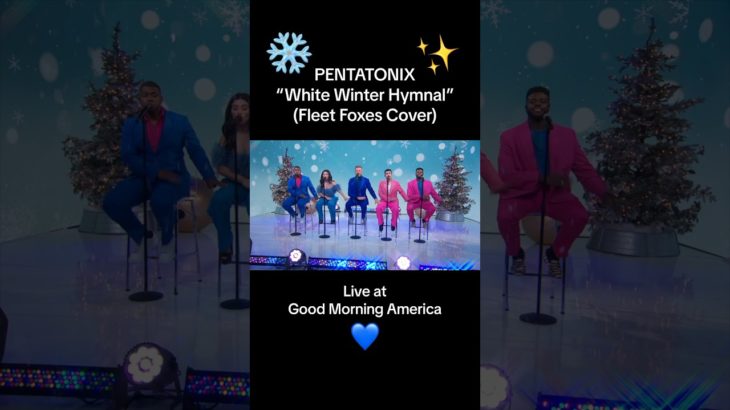 icymi!!! full video is on our YouTube channel!!! #whitewinterhymnal #pentatonix #christmasmusic